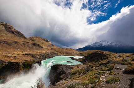 SaltoGrandeFallsPatagoniaRioPaineDicksonGlacier