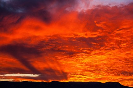 AbiquiuNMsunsetMonsoonsRioChama